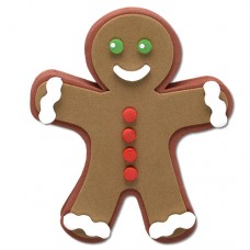 Tenna Tops Gingerbread Man Antenna Topper / Cute Dashboard Buddy 